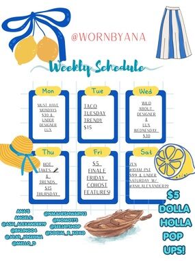 Wornbyana show schedule